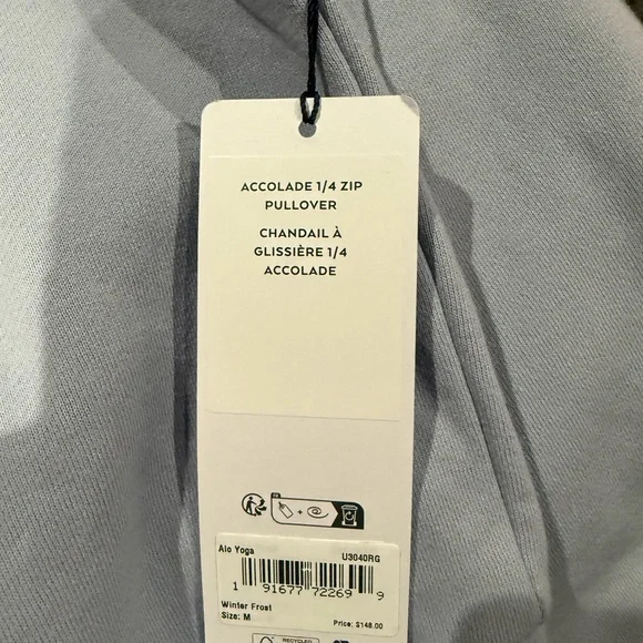 ALO Yoga Winterfrost heart throb leggings and quarter zip - Picture 3 of 3